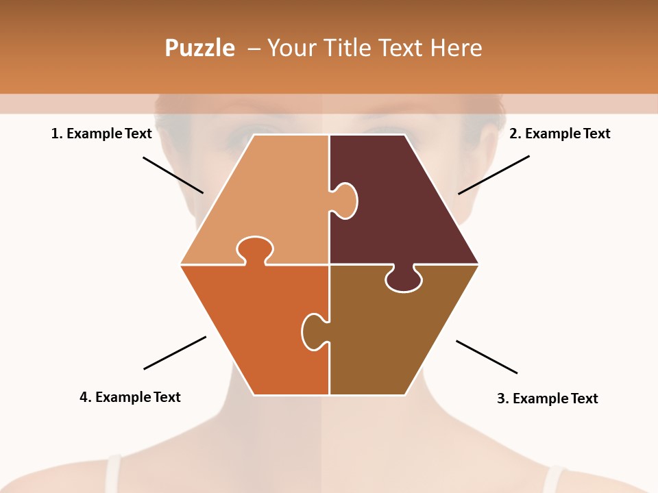 Young Wellbeing Girl PowerPoint Template