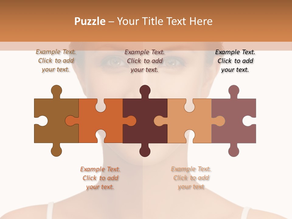 Young Wellbeing Girl PowerPoint Template