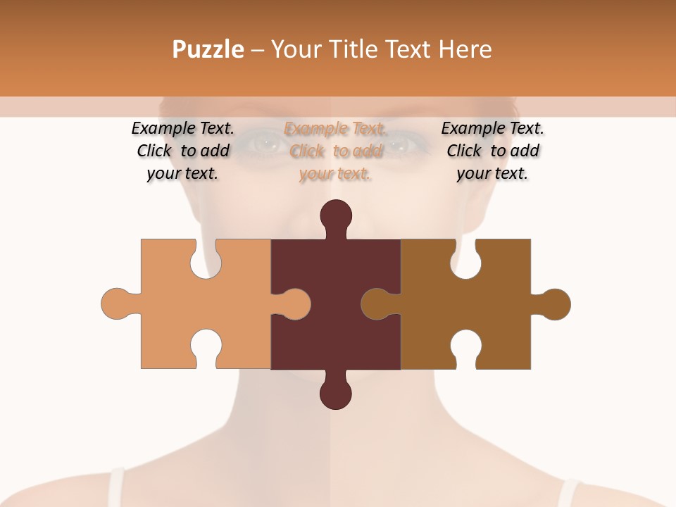 Young Wellbeing Girl PowerPoint Template