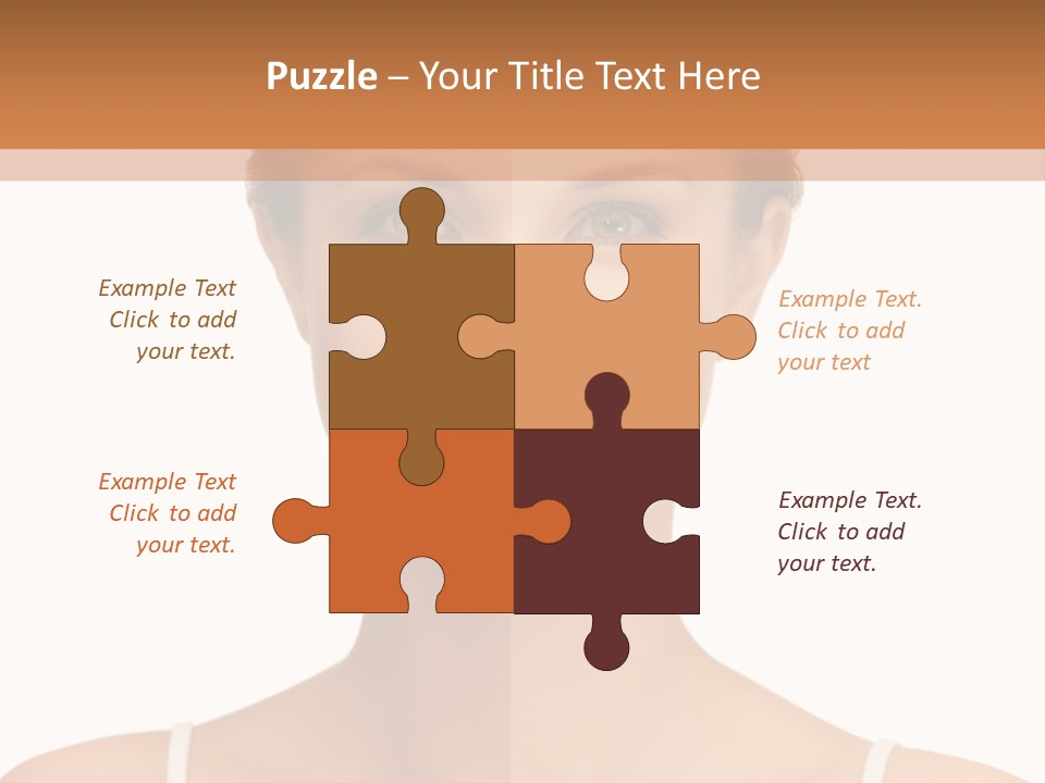 Young Wellbeing Girl PowerPoint Template