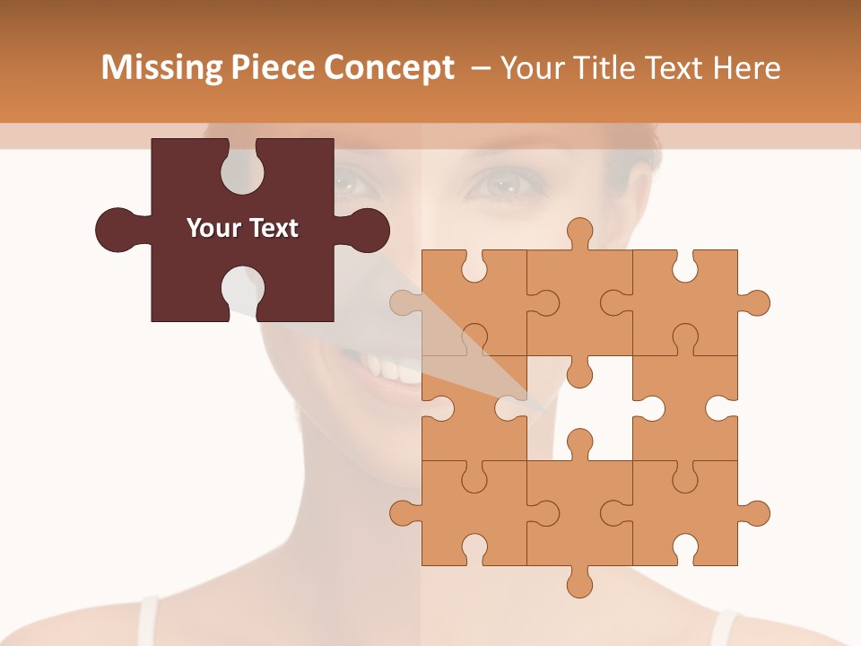 Young Wellbeing Girl PowerPoint Template