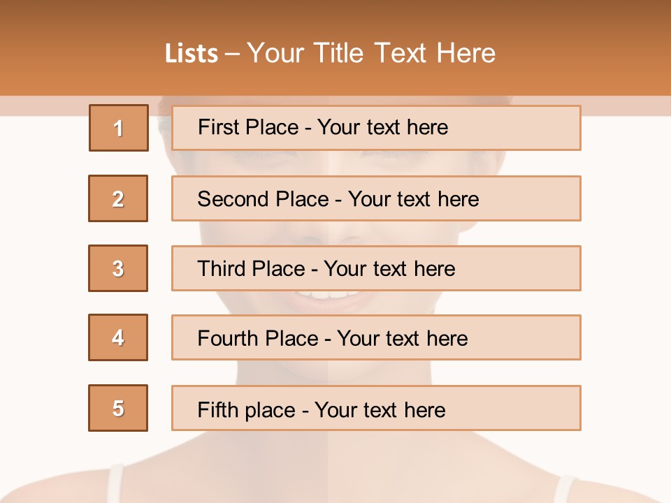 Young Wellbeing Girl PowerPoint Template
