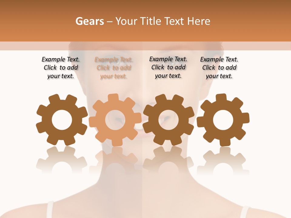 Young Wellbeing Girl PowerPoint Template