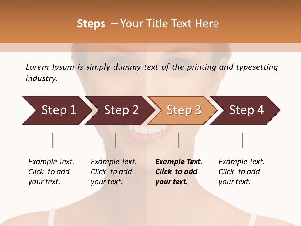 Young Wellbeing Girl PowerPoint Template