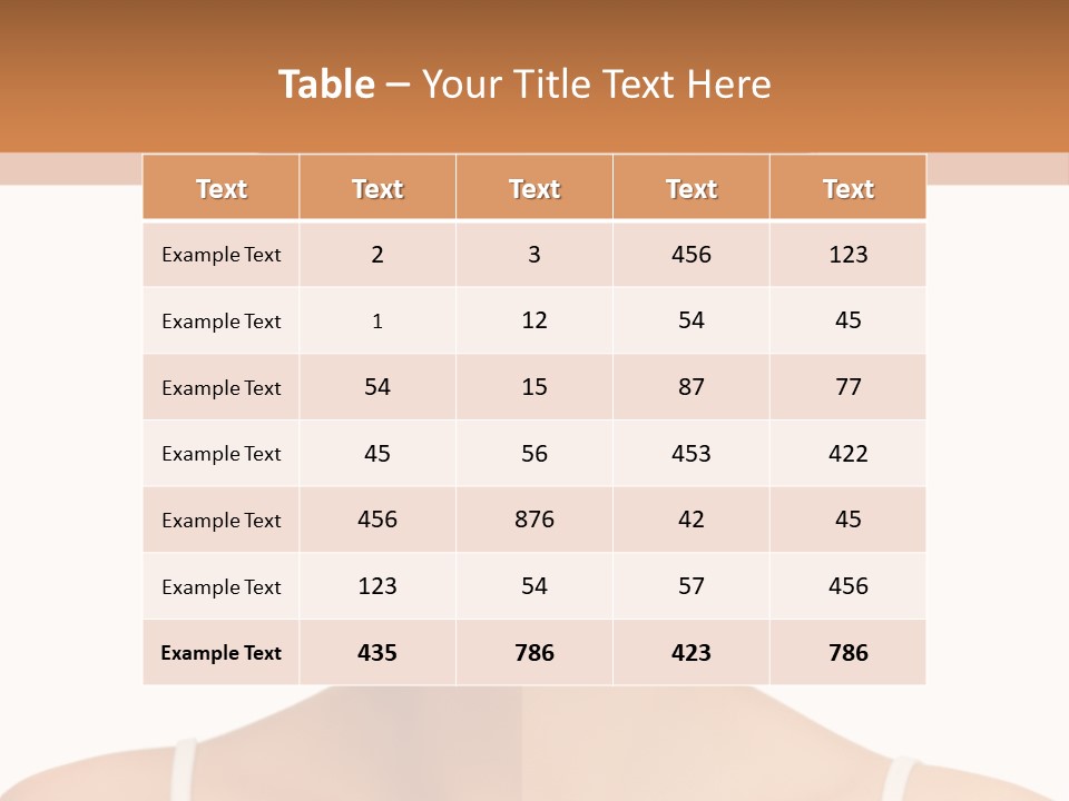 Young Wellbeing Girl PowerPoint Template