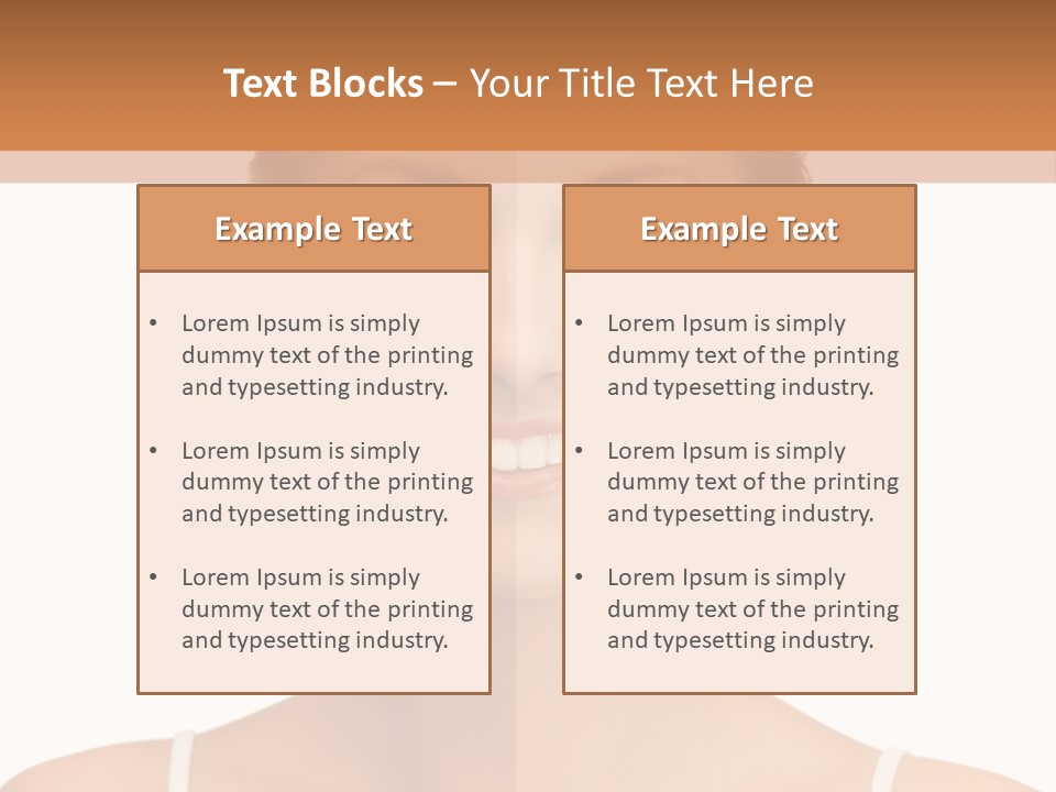 Young Wellbeing Girl PowerPoint Template