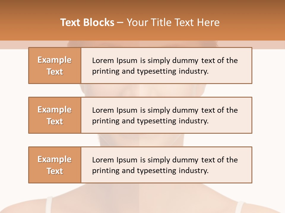 Young Wellbeing Girl PowerPoint Template