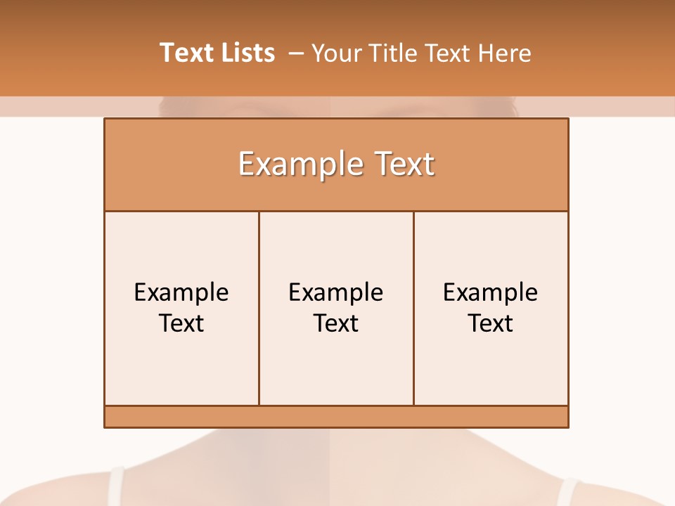 Young Wellbeing Girl PowerPoint Template