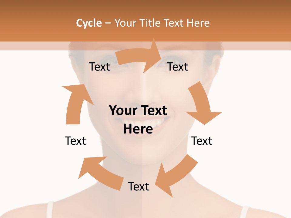 Young Wellbeing Girl PowerPoint Template