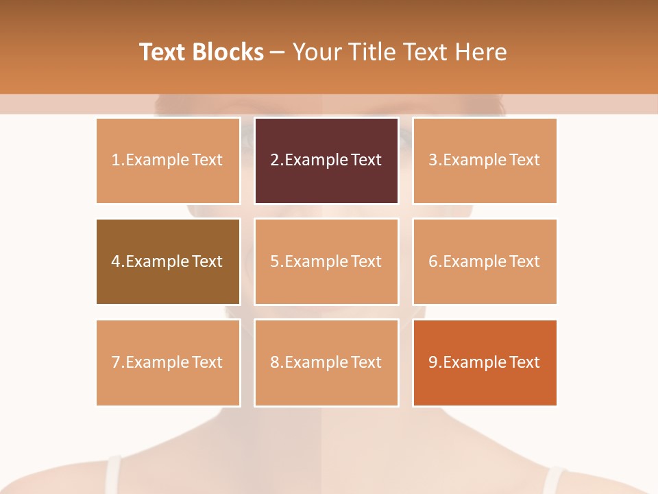 Young Wellbeing Girl PowerPoint Template