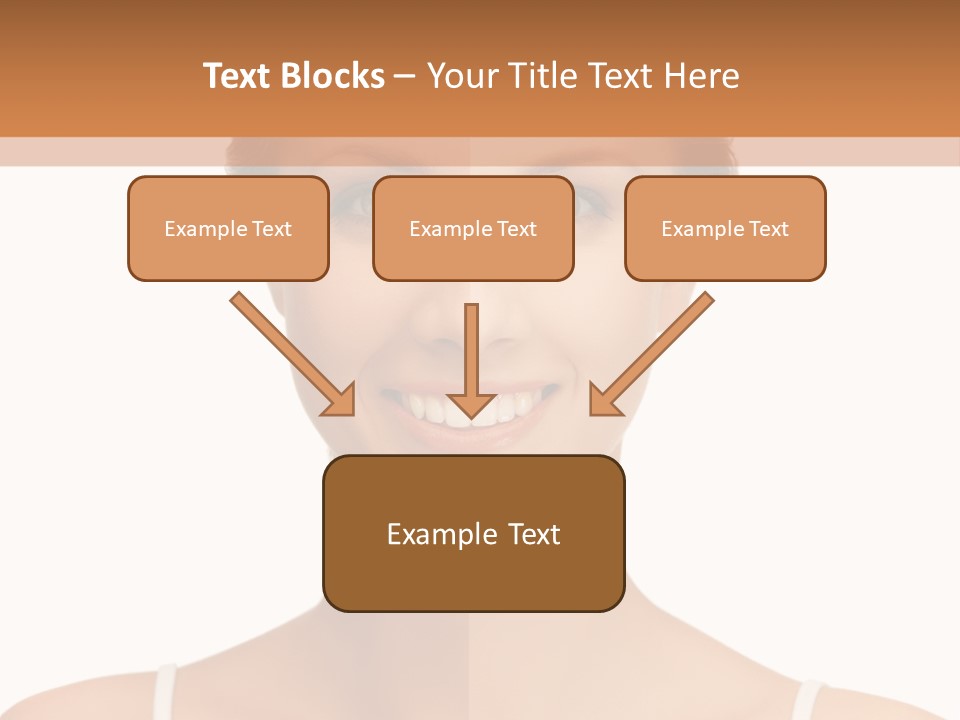 Young Wellbeing Girl PowerPoint Template