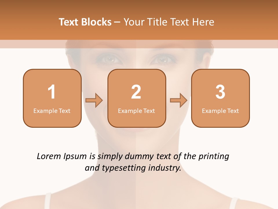 Young Wellbeing Girl PowerPoint Template