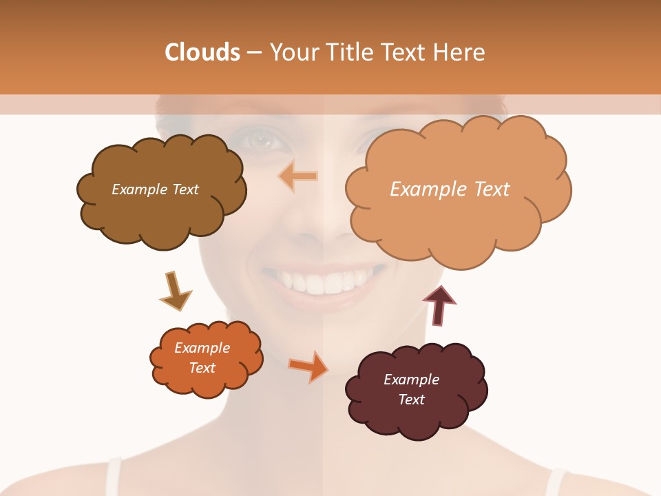 Young Wellbeing Girl PowerPoint Template