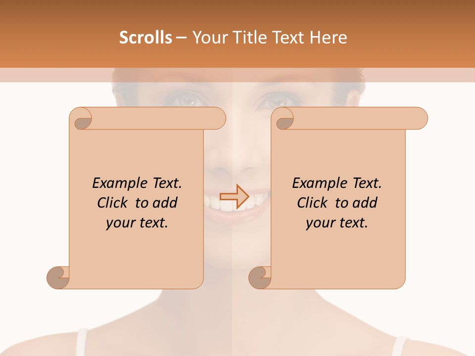 Young Wellbeing Girl PowerPoint Template