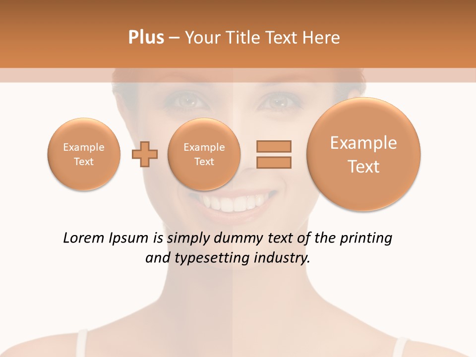 Young Wellbeing Girl PowerPoint Template