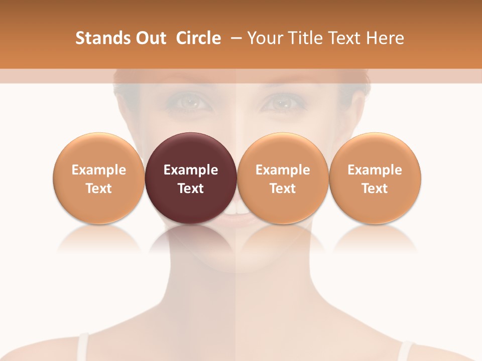 Young Wellbeing Girl PowerPoint Template