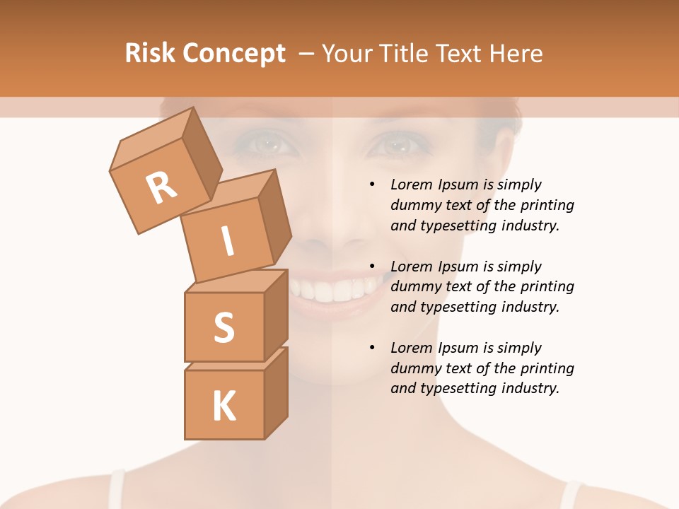 Young Wellbeing Girl PowerPoint Template