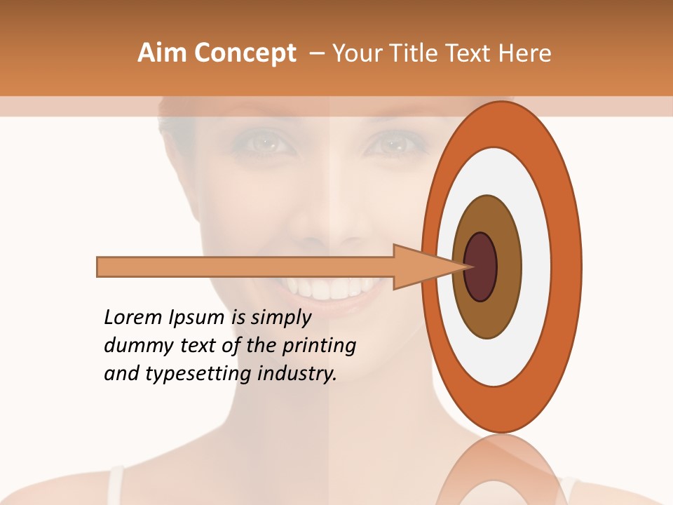 Young Wellbeing Girl PowerPoint Template