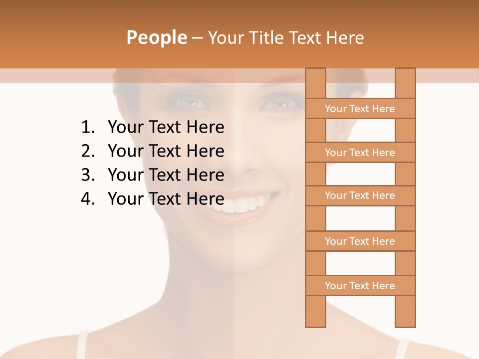 Young Wellbeing Girl PowerPoint Template