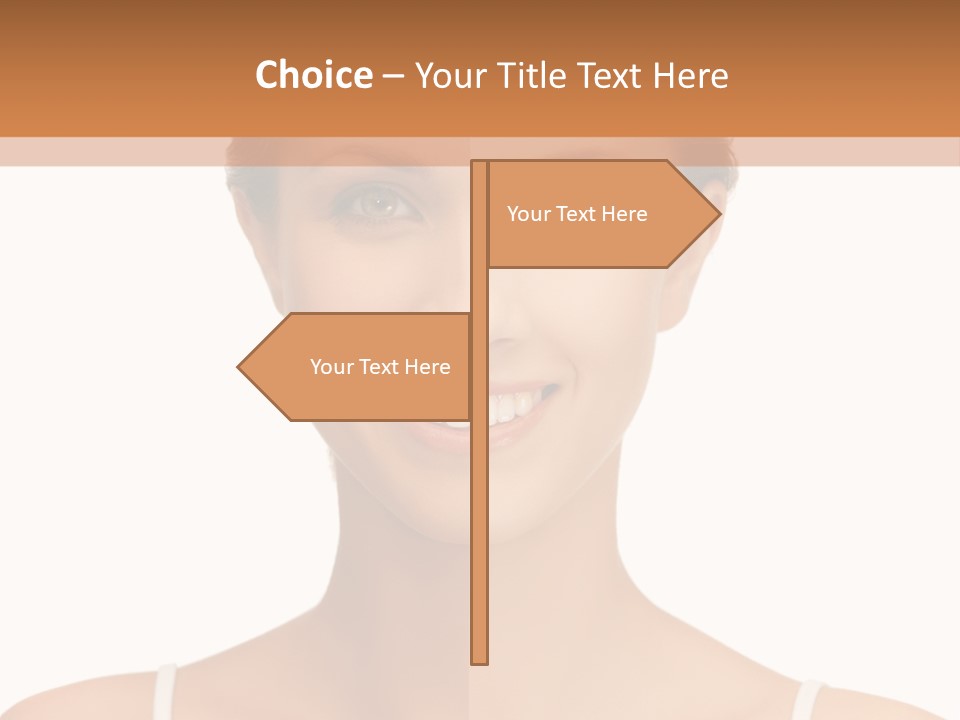 Young Wellbeing Girl PowerPoint Template