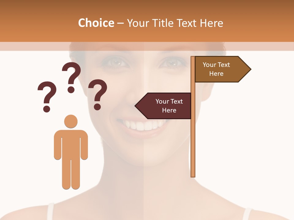 Young Wellbeing Girl PowerPoint Template