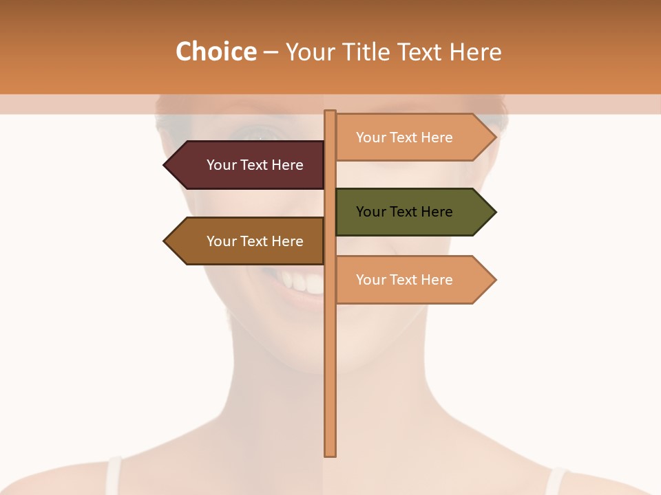 Young Wellbeing Girl PowerPoint Template