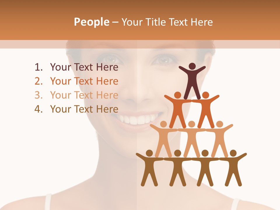 Young Wellbeing Girl PowerPoint Template