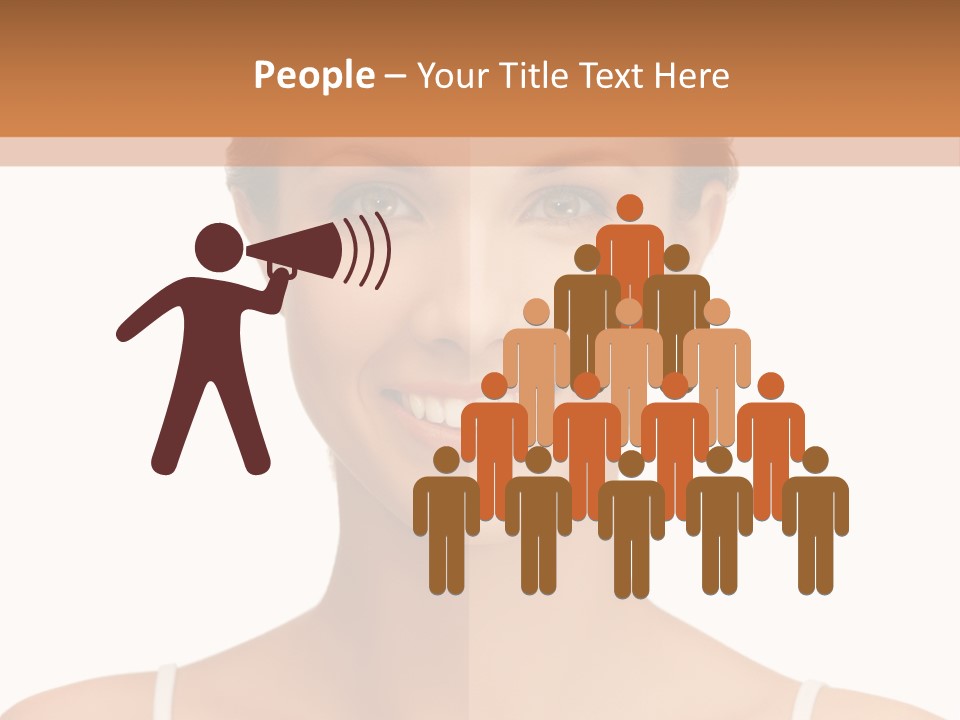 Young Wellbeing Girl PowerPoint Template