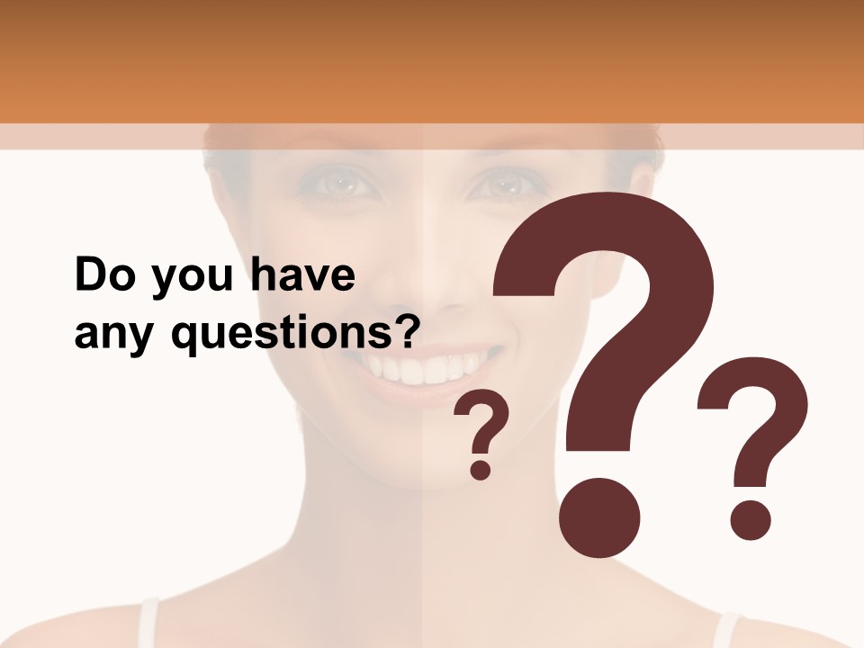 Young Wellbeing Girl PowerPoint Template