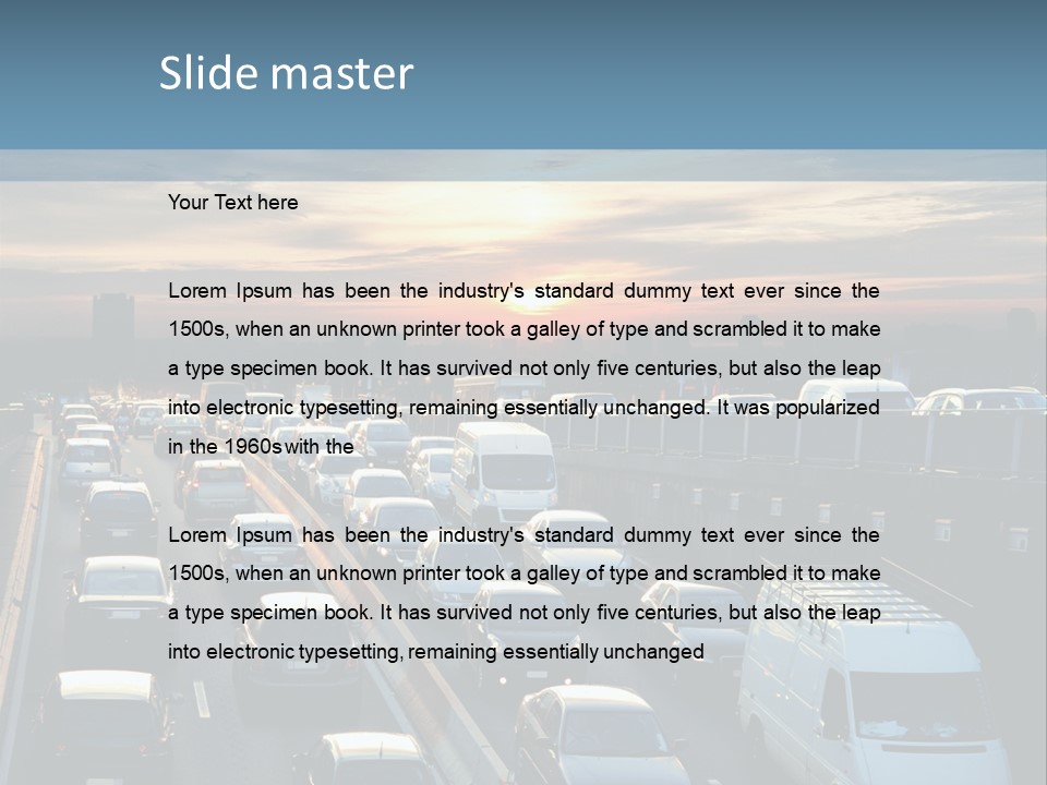 Downtown Air Slow PowerPoint Template