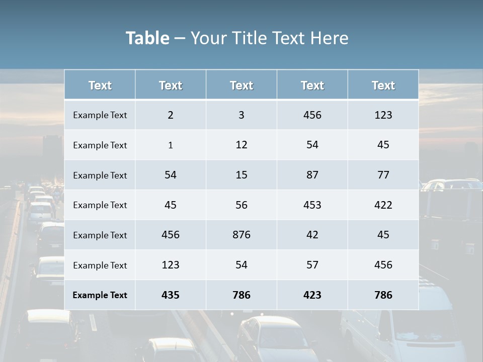 Downtown Air Slow PowerPoint Template