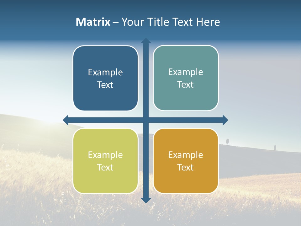 Blue Meal Season PowerPoint Template