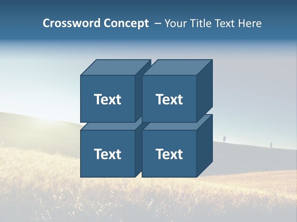 Blue Meal Season PowerPoint Template