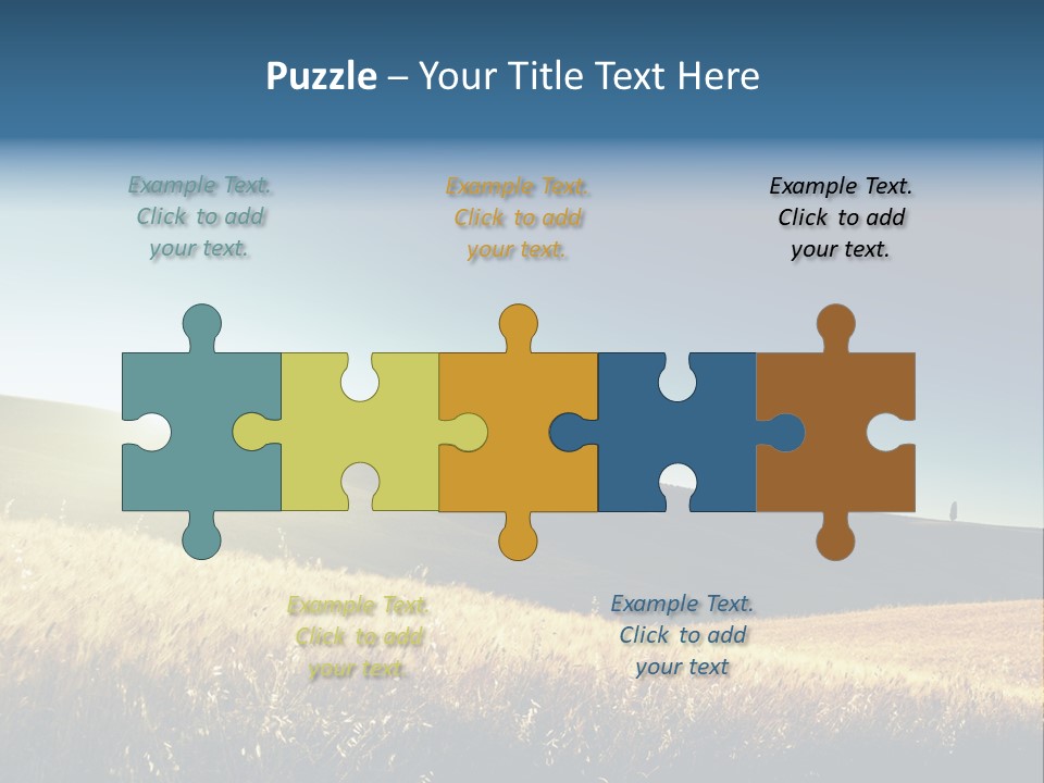 Blue Meal Season PowerPoint Template