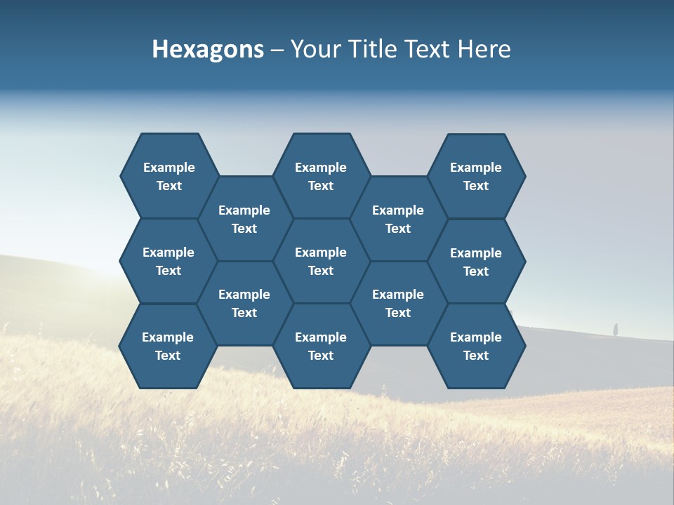 Blue Meal Season PowerPoint Template