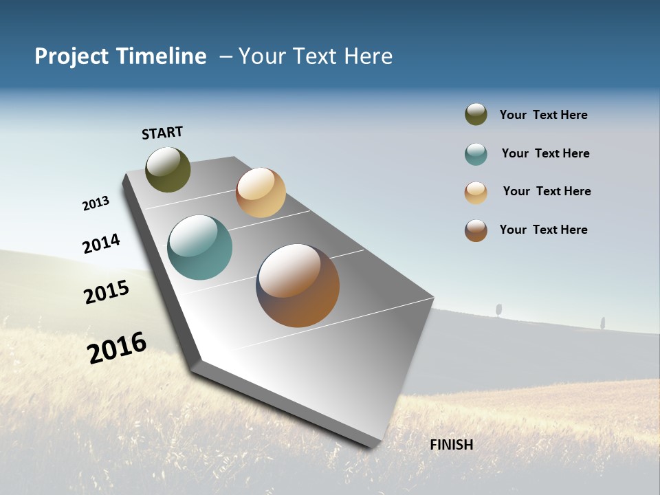Blue Meal Season PowerPoint Template