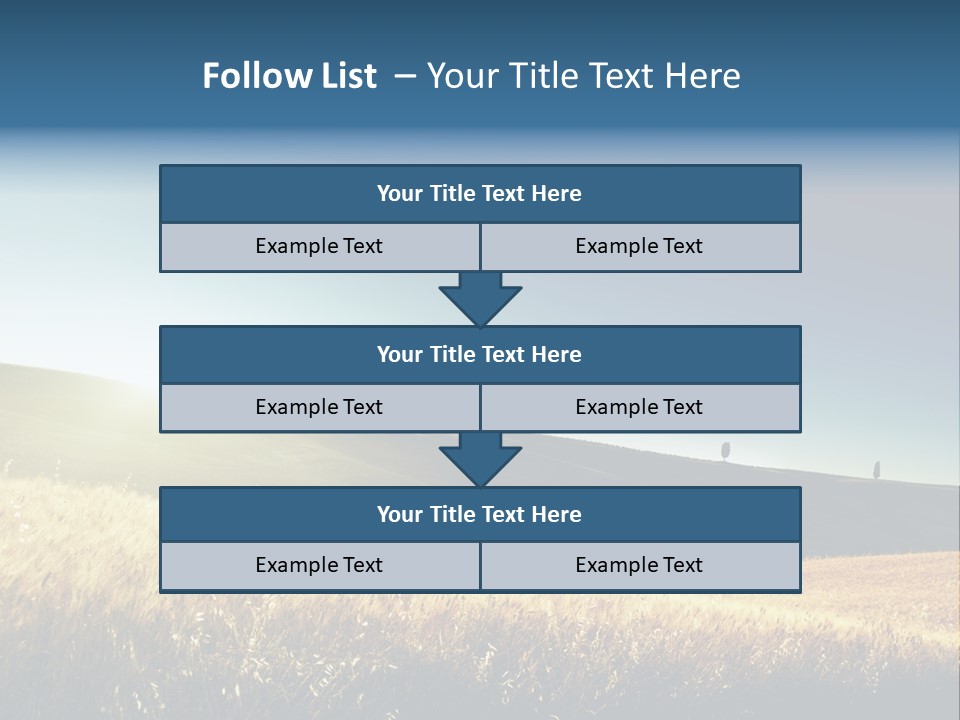 Blue Meal Season PowerPoint Template