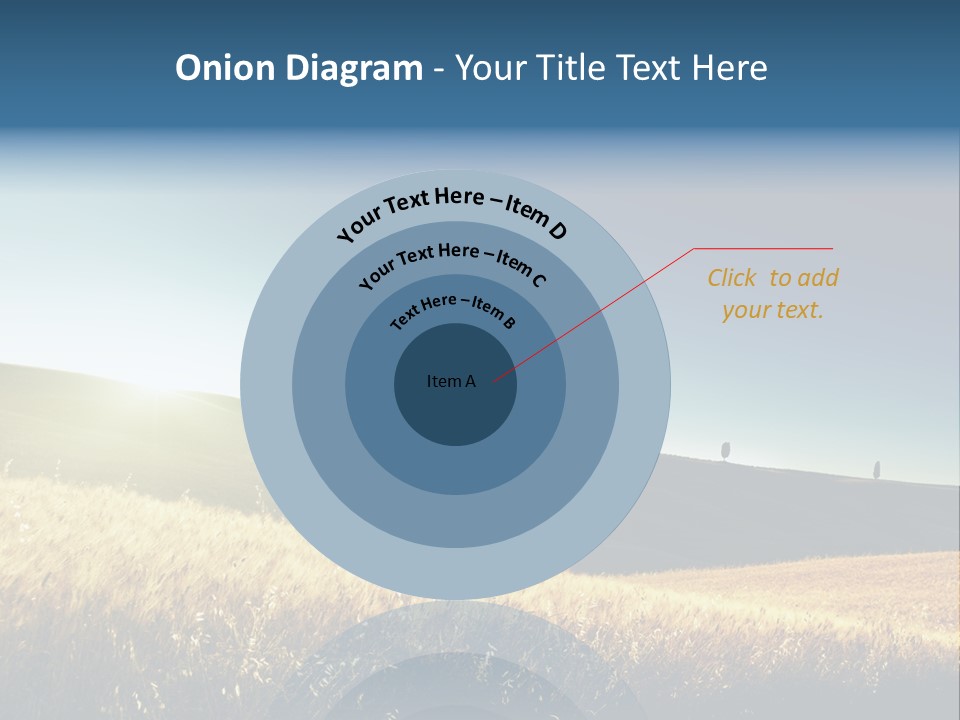 Blue Meal Season PowerPoint Template