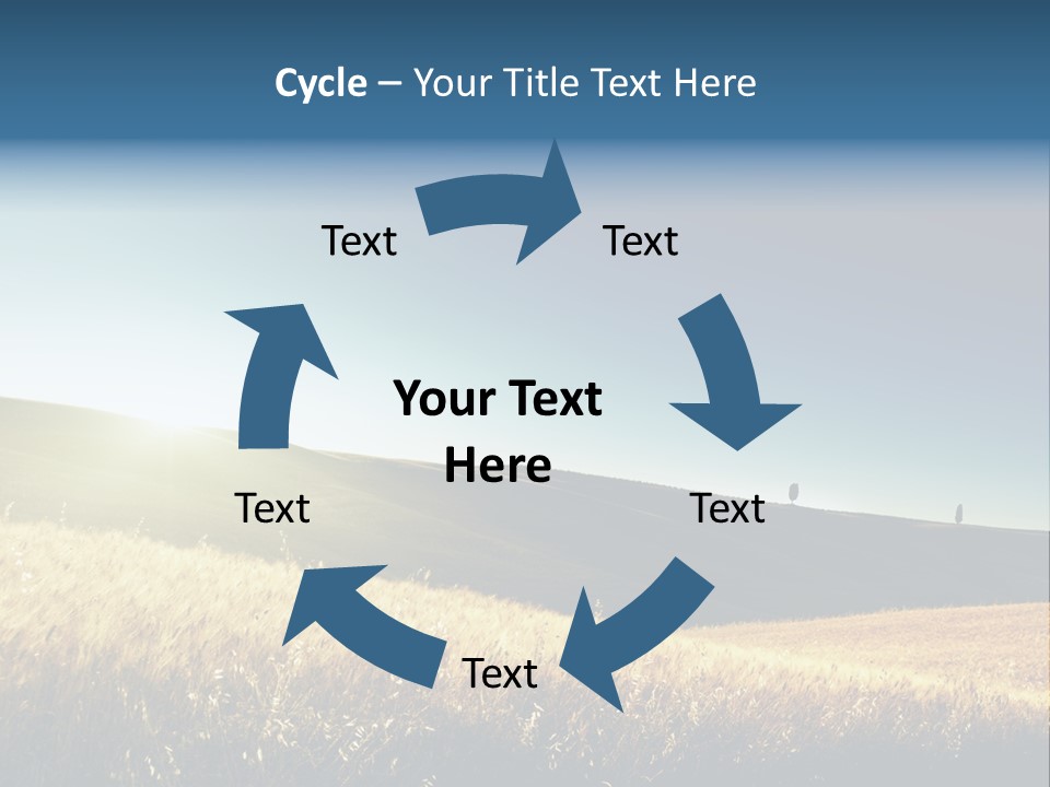 Blue Meal Season PowerPoint Template