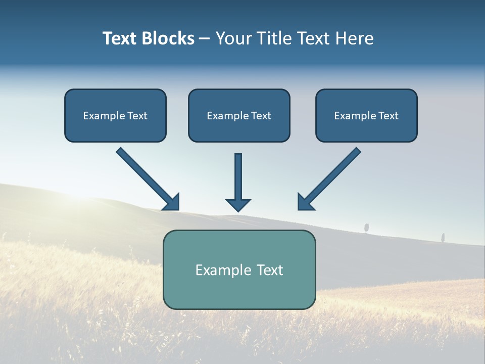 Blue Meal Season PowerPoint Template
