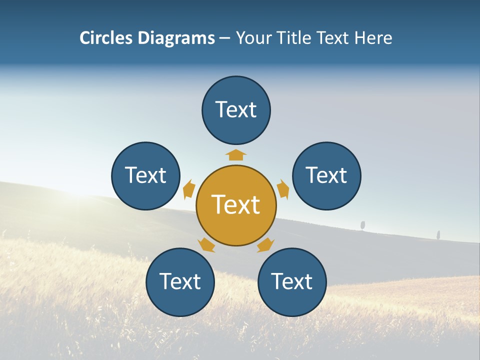 Blue Meal Season PowerPoint Template