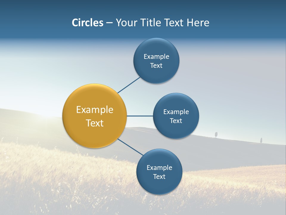 Blue Meal Season PowerPoint Template