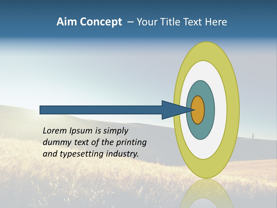 Blue Meal Season PowerPoint Template