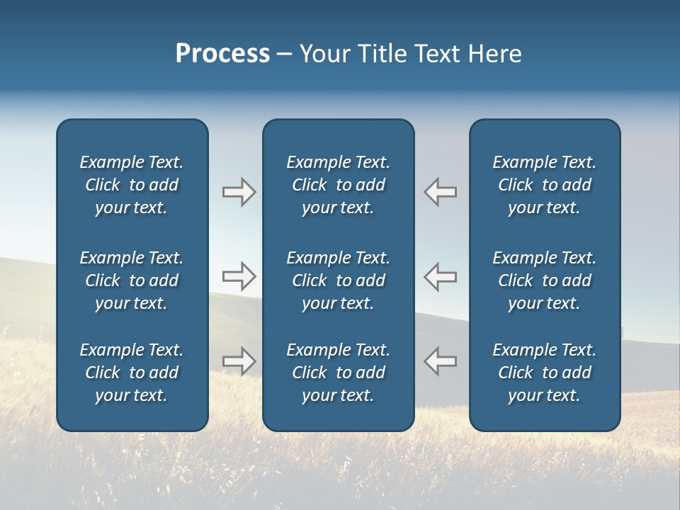 Blue Meal Season PowerPoint Template