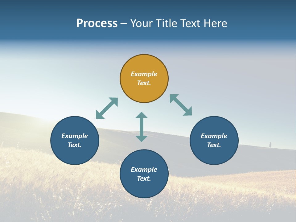 Blue Meal Season PowerPoint Template