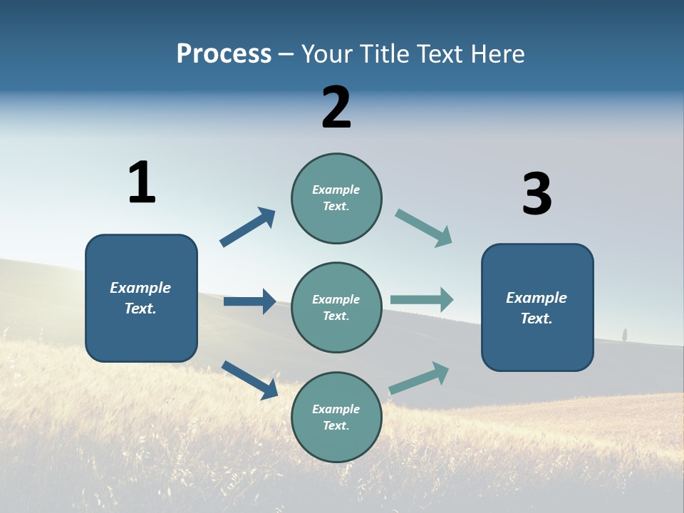 Blue Meal Season PowerPoint Template