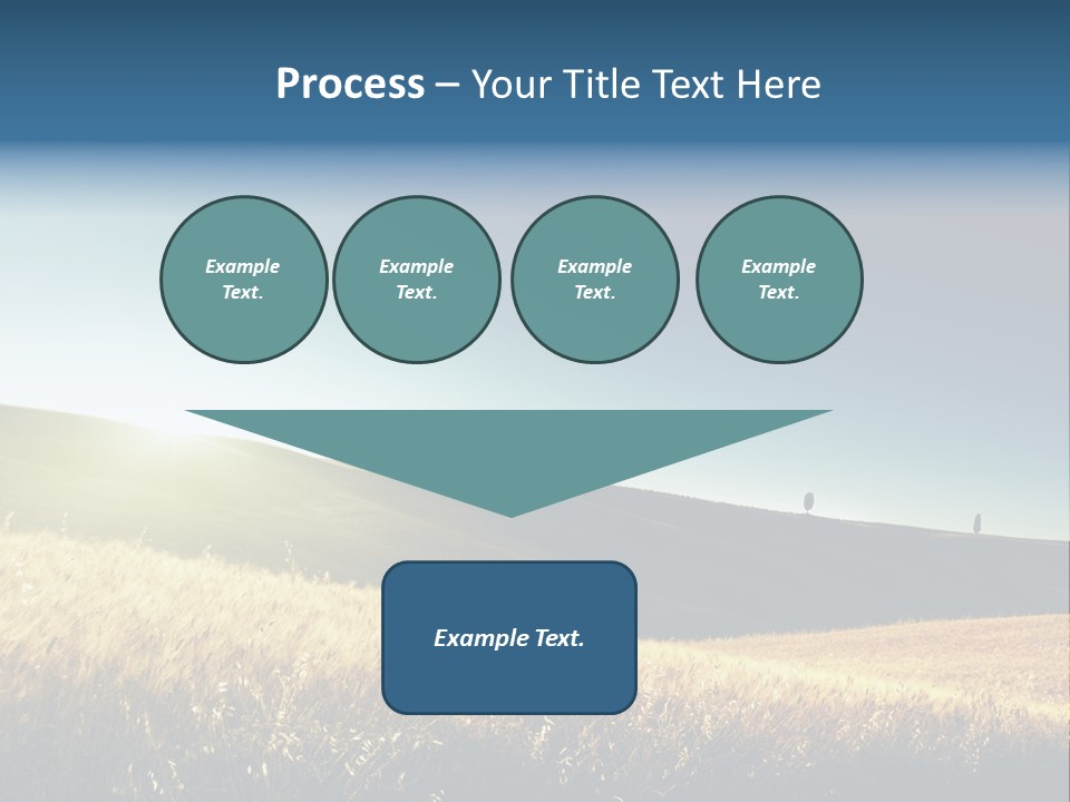 Blue Meal Season PowerPoint Template
