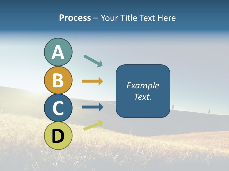 Blue Meal Season PowerPoint Template