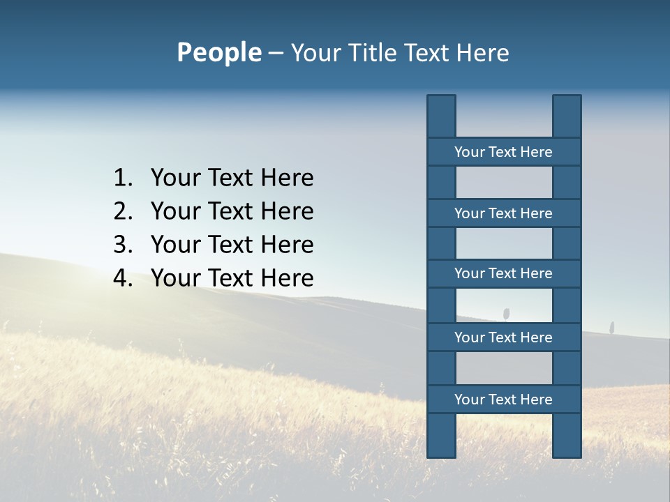 Blue Meal Season PowerPoint Template