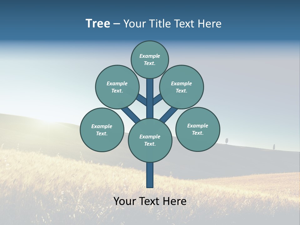 Blue Meal Season PowerPoint Template